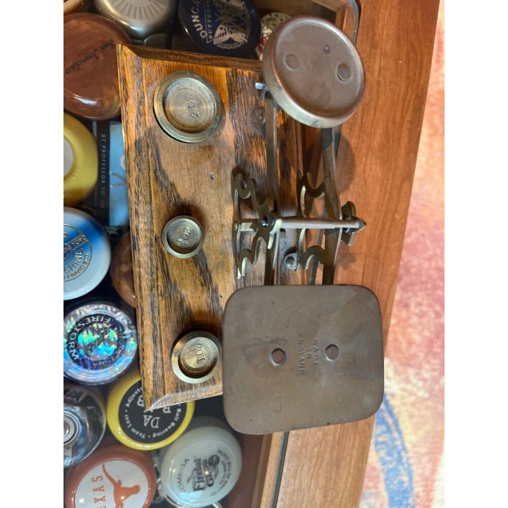 Antique gram scale